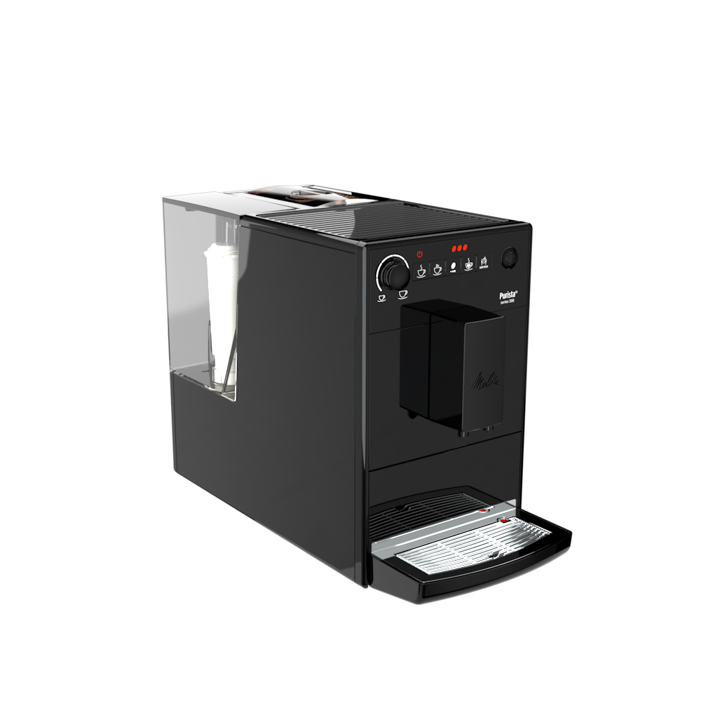 Une machine à café grain abordable ! La Melitta Purista Pure Black ? 
